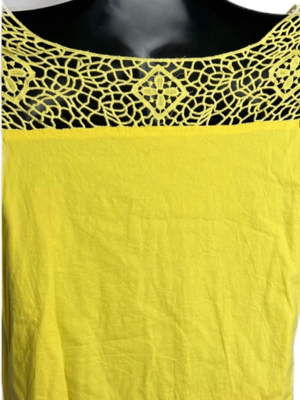 Bright Yellow A-Line Dress - Picture 6 of 7